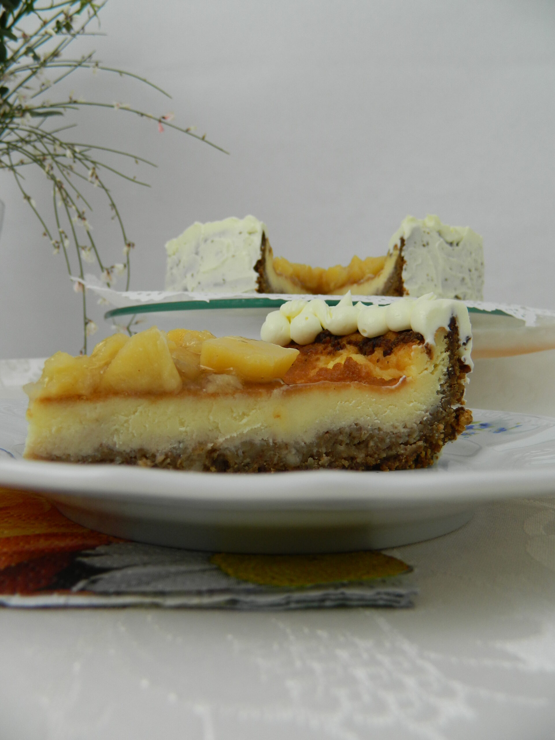 Pecan and Quince Cheesecake