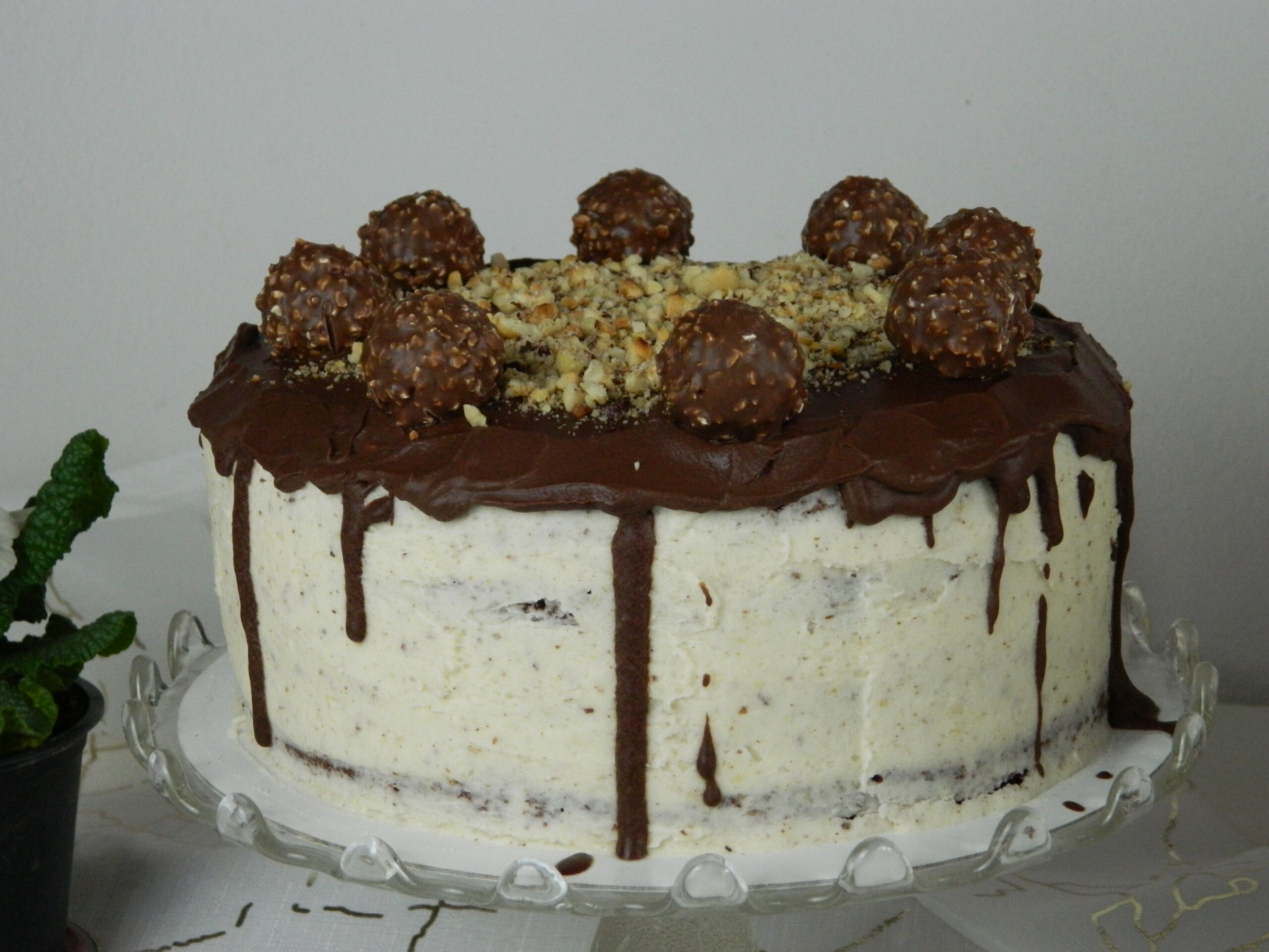 Luxurious Ferrero Rocher Cake