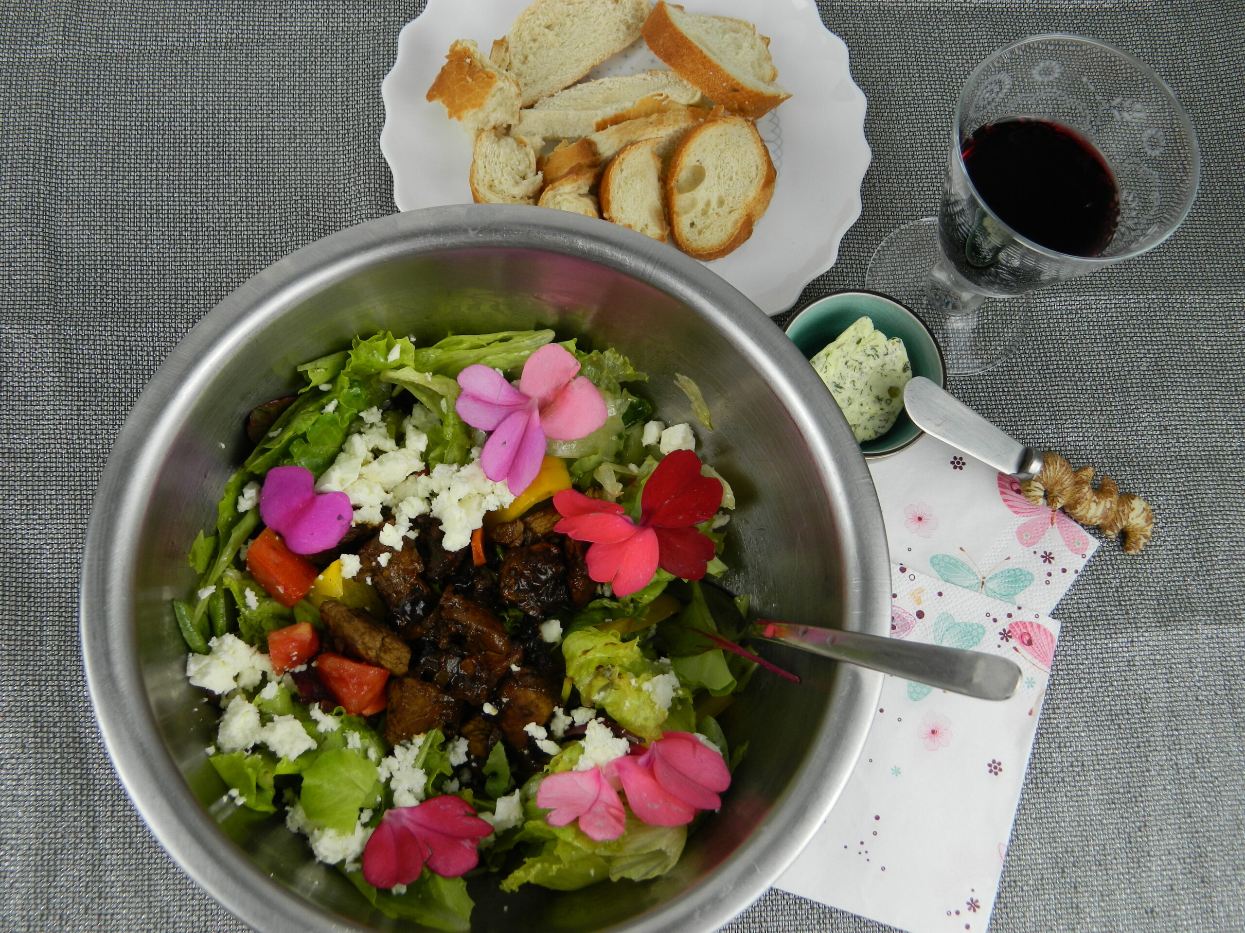 Flowery Chicken Salad