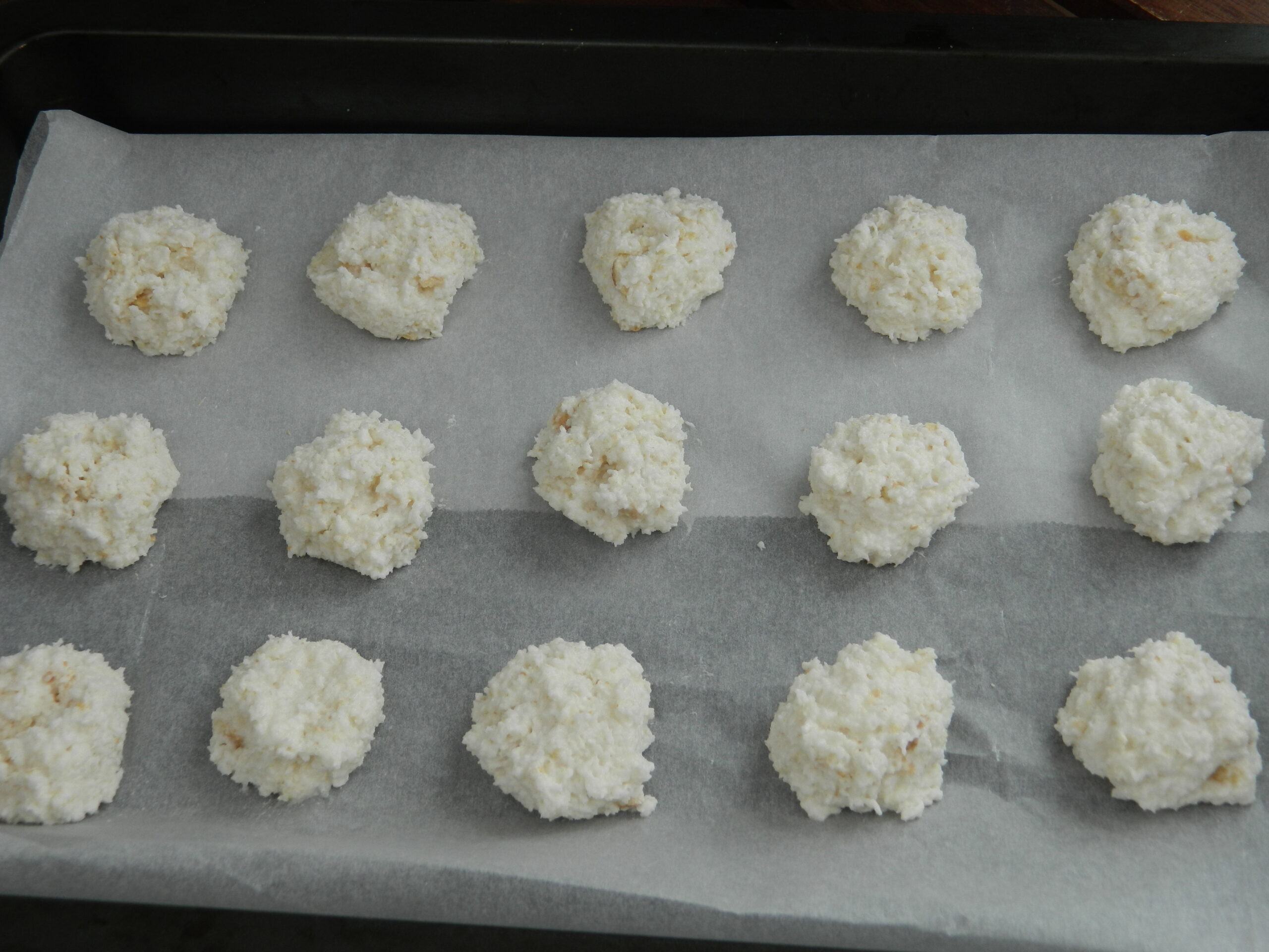 Egg White Coconut Cookies