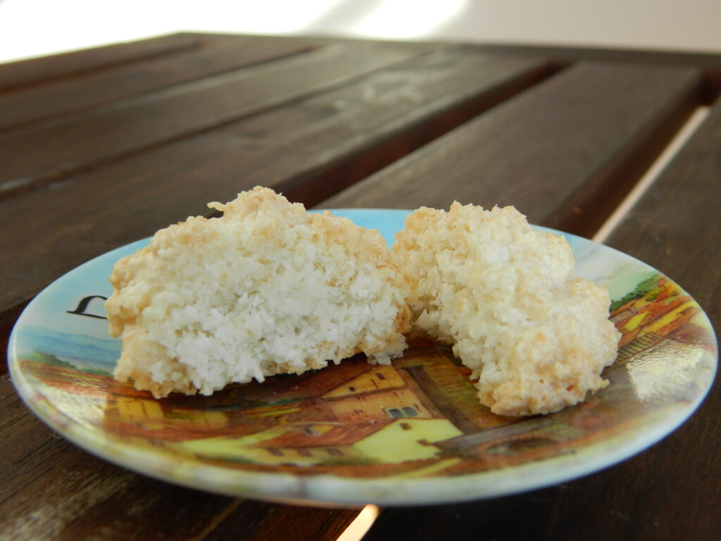 Egg White Coconut Cookies